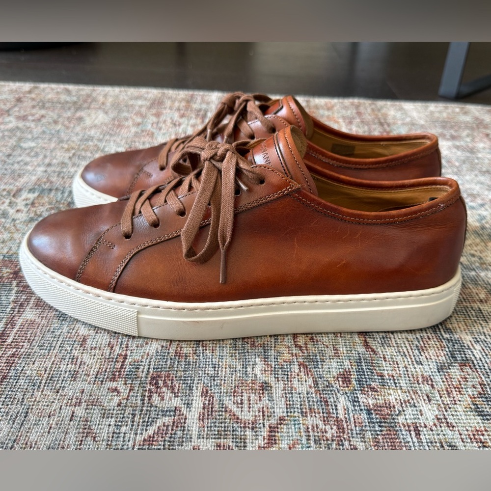 MAGNANNI Men’s Leather Sneakers 10